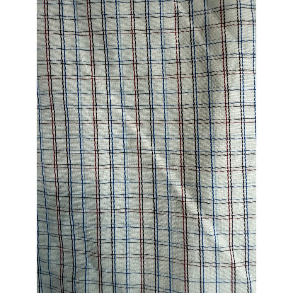 Brooks Brothers 346 Mens Dress Shirt 17.5 34/35 Slim Fit Plaid Cotton Button Up - Picture 8 of 11